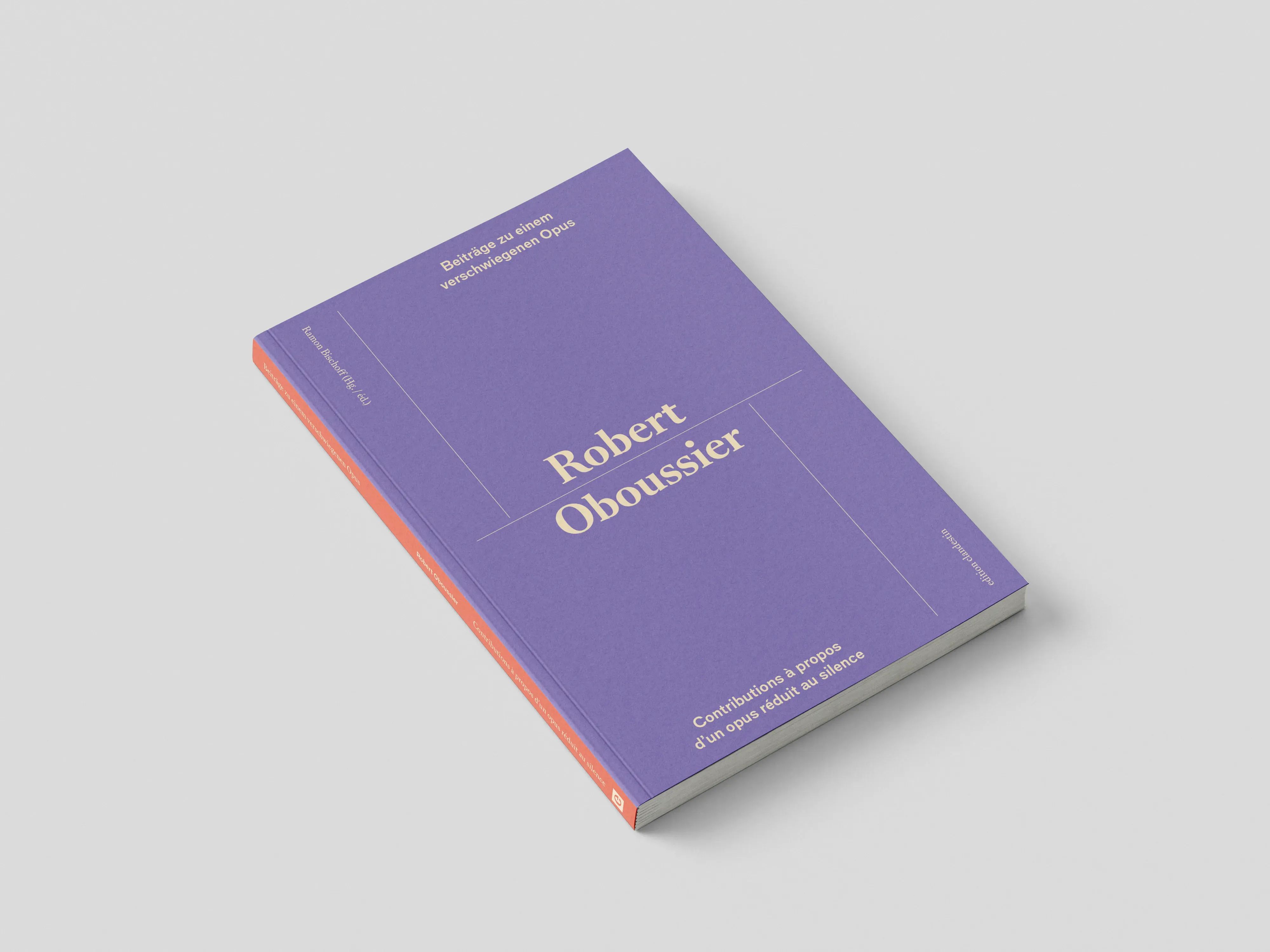 Bookcover Robert Oboussier